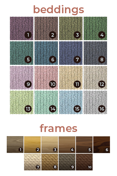 Nestlings swatches